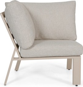 Hoek loungeset 6 personen Aluminium Zand/Beige  Lifestyle Garden Furniture Melone