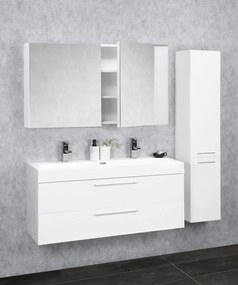 Differnz Somero spiegelkast 100cm hoogglans wit