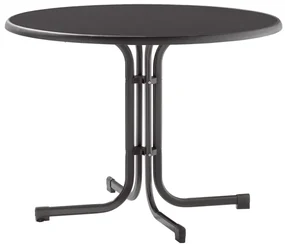 Sieger Boulevard klaptafel 100 cm rond - Antraciet