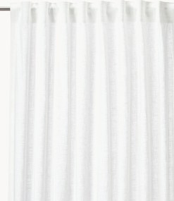 Katoenen ondoorzichtige multibandgordijnen Otila, 2-delig, B 125 cm