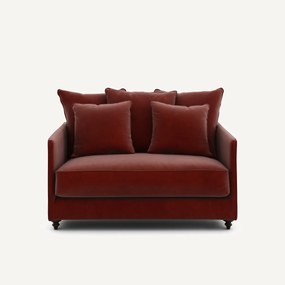 2-zits omvormbare bank van fluweel, Lazare