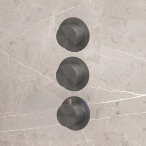 Best Design High End Moya complete 2-wegs inbouwthermostaat gunmetal