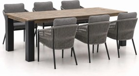 Diningset Bellagio | 6 personen | Tuinset teakhout | 7-delig | Kees Smit Tuinmeubelen