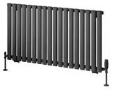 Eastbrook Tunstall radiator 105x60cm 1003W antraciet