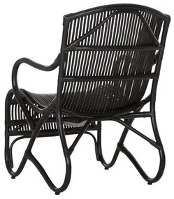 Must Living Como Bohemian Rotan Fauteuil Zwart