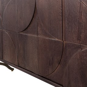 BePureHome Draw Dressoir Mangohout Walnoot - 180x40x70cm.