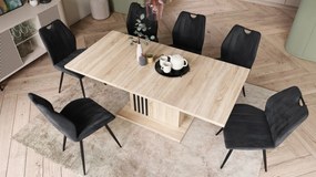 LEONEL Sonoma Eik – MODERNE VOUWTAFEL TOT 180 cm!