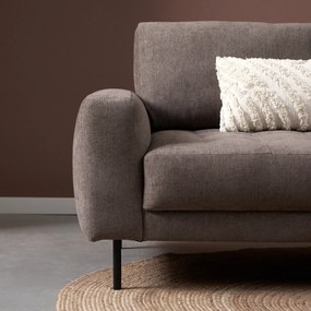 PEPP Interiors Oreo Bruine Bank Hoge Poot Chaislongue Rechts
