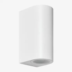Xilven Wandlamp Met 2 Lichtpunten Wit - Sklum