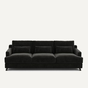 Sofa 3- of 4-zits, chenille fluweel, Alwine