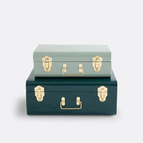 Set van  metalen koffers, Masa