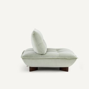 Modulaire fauteuil in stonewashed fluweel, KAORI