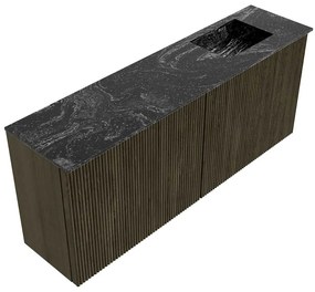 Mondiaz Joya DLux 100cm toiletmeubel shadow met wastafel faye rechts zonder kraangat lava