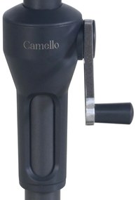 Camello Valerio Stokparasol M (excl. Voet) Aluminium Grijs
