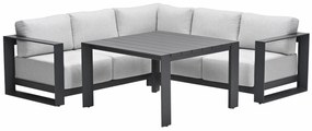 Garden Impressions Malakka lounge dining set 4-delig - valley sand
