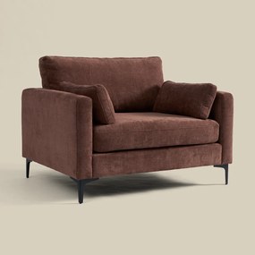 Fauteuil Roodbruine Stof