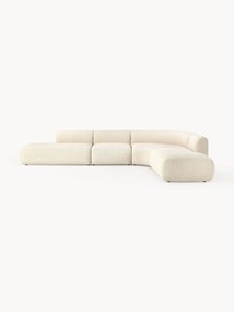 XL modulaire hoekbank Sofia van bouclé