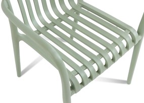 Tuinset 6 personen 210 cm Kunststof Groen Domani Furniture Vento/Weston