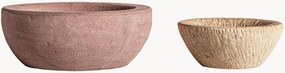 Decoratieve schalen Ura van steen, 2-delig