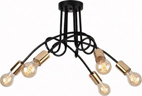 Paradise 5 Zwart Goud APP518-5C lamp