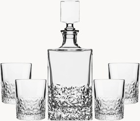 Whiskyglazen Caskor met karaf, 5-delig