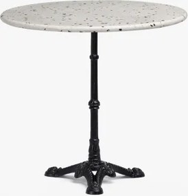 Vertuo Terrazzo Bartafel Zwart & Rond & Ivoorkleurig Terrazzo - Zwart - Sklum