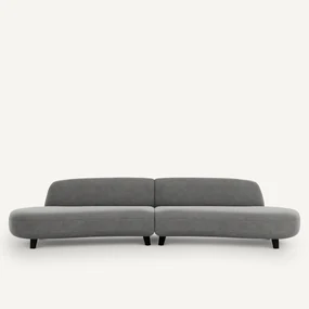 6-zitsbank stonewashed fluweel, Rosebury