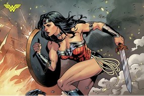 Kunstafdruk Wonder Woman - Comics