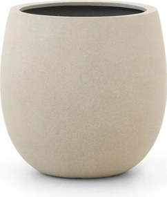 Bloempot Luca Lifestyle Bordo | Taupe Kunststof | ø55cm | Geschikt voor buiten en binnen | Kees Smit Tuinmeubelen