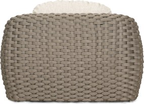 Stoel en Bank Loungeset 5 personen Rope Taupe  Santika Furniture Santika