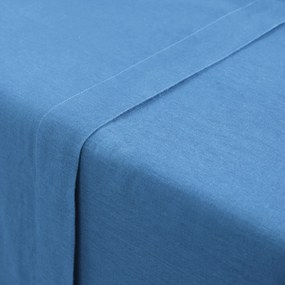 Effen plat laken in gewassen linnen, Linot