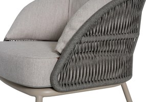 Stoel en Bank Loungeset 4 personen Rope Zand/Beige  Santika Furniture Santika