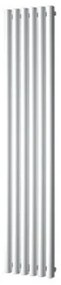 Plieger Trento designradiator verticaal met middenaansluiting 1800x350mm 814W wit structuur 7250020