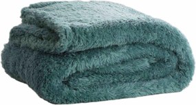 Teddy Fleece Deken - Ultrazacht - 130x170 - groenblauw