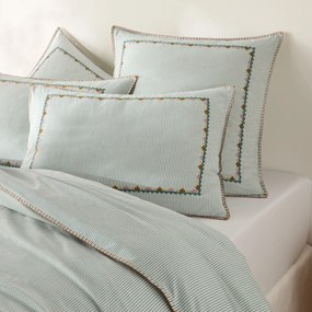 Kussensloop van gewassen katoen, Gillian