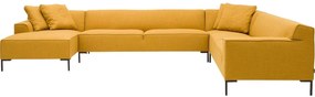 Goossens Excellent Bank Gs-1506 geel, stof, modern design