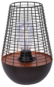 Luxform Tuintafellamp Chelsea LED koperkleurig en bruin