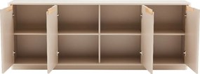 Mat Dressoir Grijsbeige 200 Cm - 200x40x75cm.