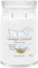 Yankee Candle geurkaars - Clean Cotton - Signature Large Jar