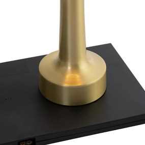 Set van 2 tafellampen goud RGBW oplaadbaar - Isobel