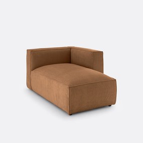 Omvormbare longchair geribd fluweel, Seven