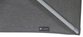 Zweefparasol  3x3.5m S2 Excellent (excl. voet) Grijs-antraciet Camello Luna