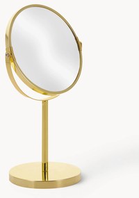 Ronde make-up spiegel Classic met vergroting en metalen voet