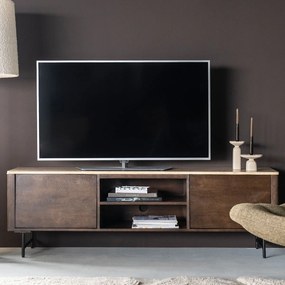 Eleonora Lio Tv-meubel Met Travertin Blad 170 Cm - 170x40x52cm.