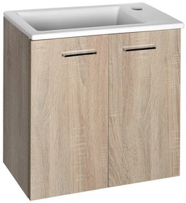 Aqualine Zoja toilet onderkast 50x25x50cm eiken