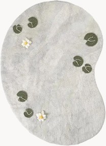 Handgemaakt kindervloerkleed Swan Lake, wasbaar