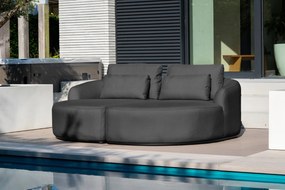 Flow Yavi daybed Island Sooty All Weather loungeset Antraciet Sunbrella ligbed outdoor textiel - weerbestendig