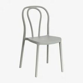 Set Van 2 Stapelbare Tuinstoelen Van Polypropyleen Mizzi Groen – Khaki - Sklum