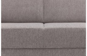 Goossens Basic Hoekbank Helsinki Incl. Hoofdsteun bruin, stof, 2-zits, modern design met ligelement rechts