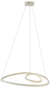 Scandinavische hanglamp beige 72cm incl. LED 3-staps dimbaar - Circuit